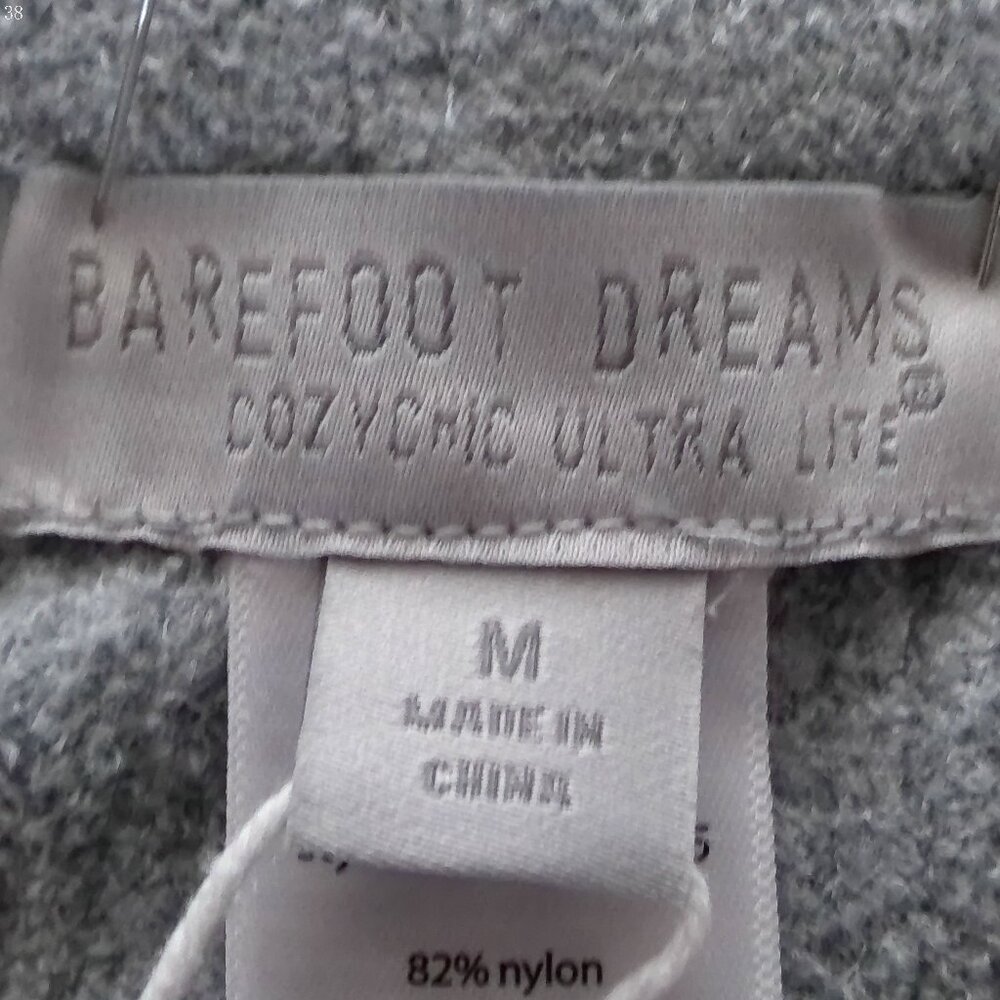 BAREFOOT DREAMS CozyChic Ultra Lite Slim Ribbed Moon Beam Color Pant M - Picture 6 of 10